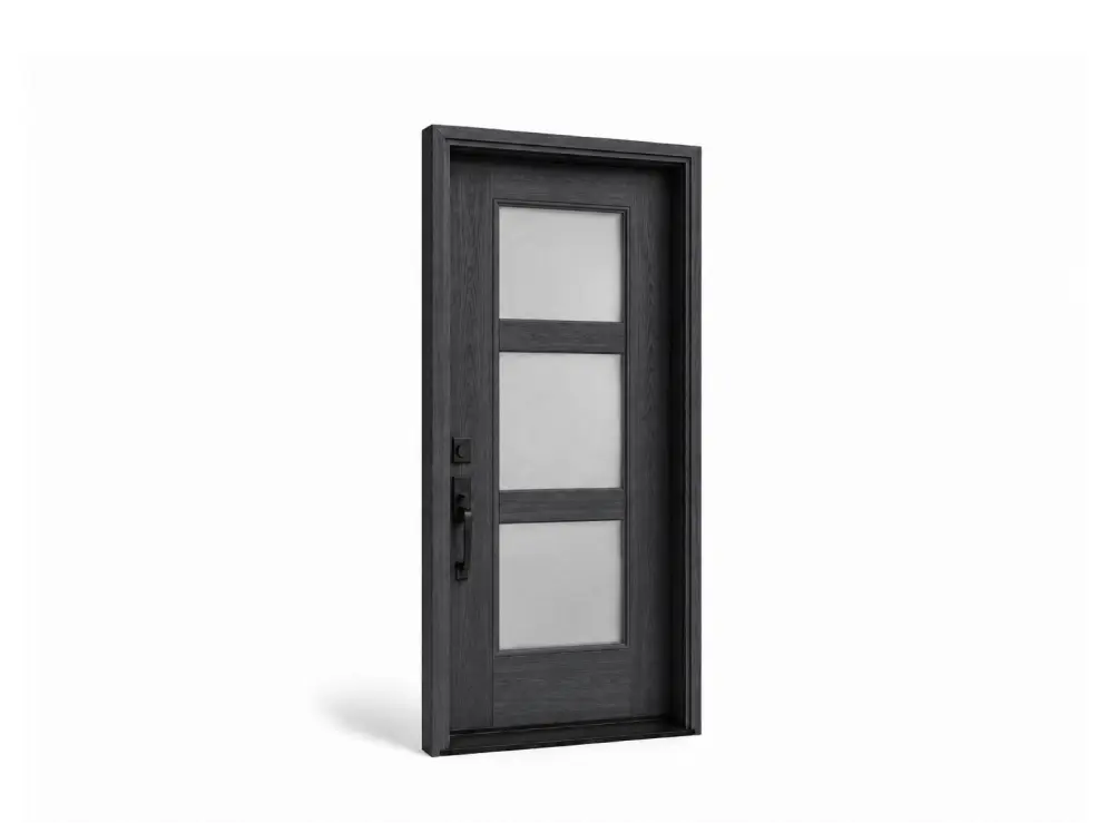 Grey Fiberglass Door