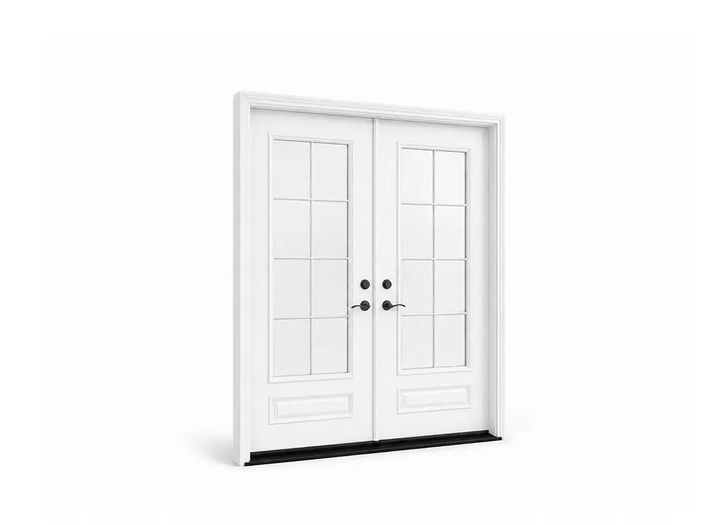 White Garden Door