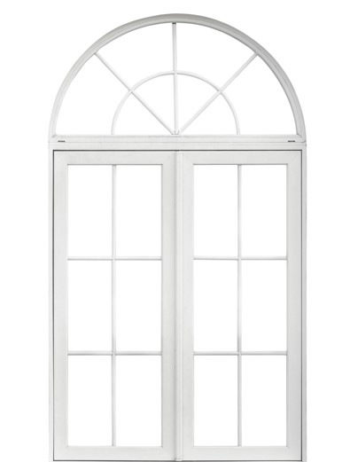 garden door with transom