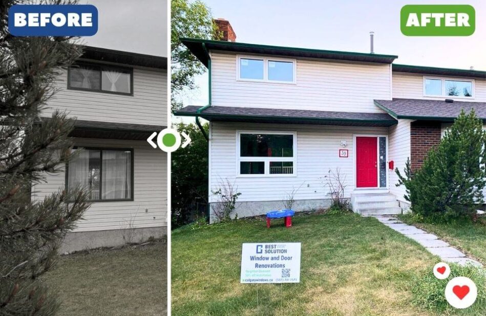 Calgary windows before and after transform