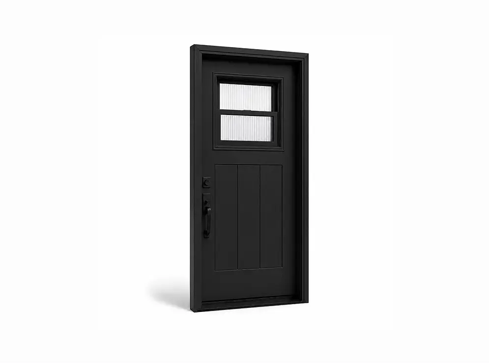 Black Vented Door