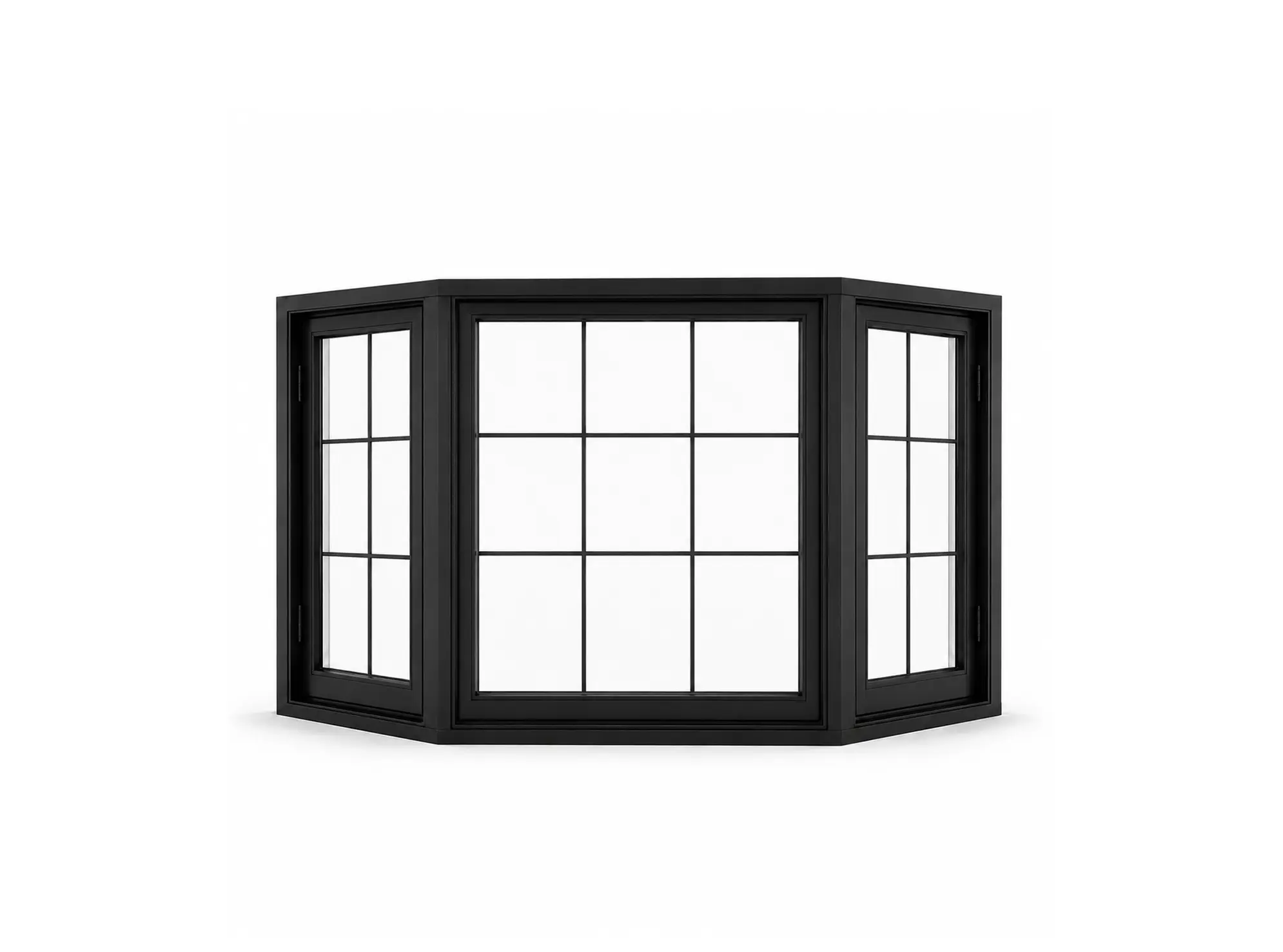 Bay & Bow Window with Decorative Grilles