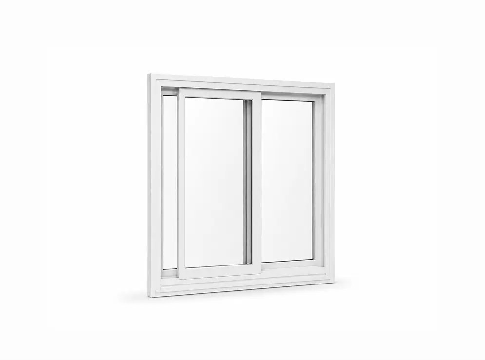 White Double Slider Window