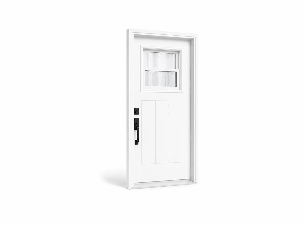 White Vented Door