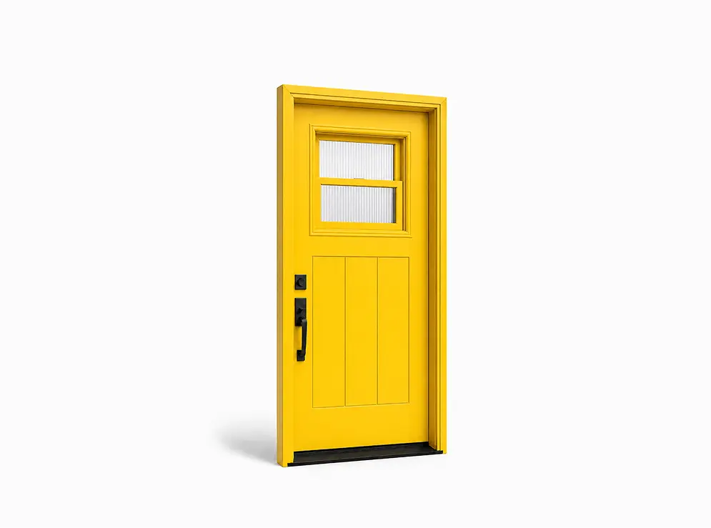 Yellow Vented Door