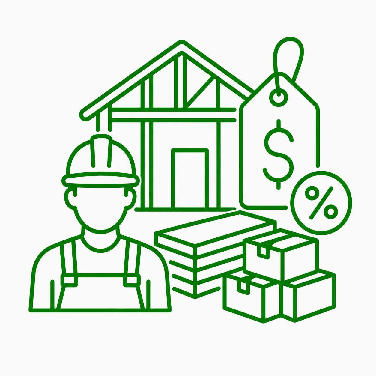 Exclusive trade and volume pricing for builders and contractors